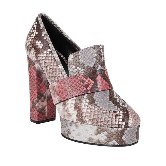 Casadei Multicolor Snakeskin Heels, US7,5 - Picture 2 of 13